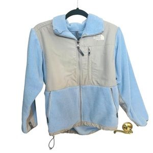 The north face women’s small light blue grey jacket